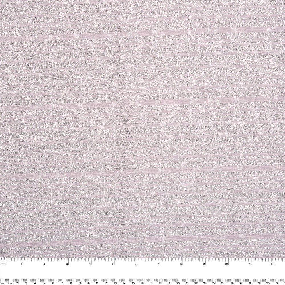 Metallic jacquard - TELIO - MAY - Lilac - Image 3
