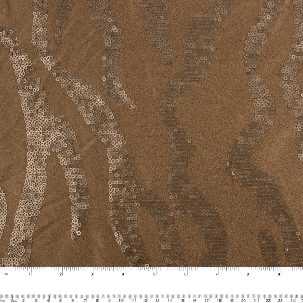 Novelty Fancy Suede - Sparkling - Brown - Image 3