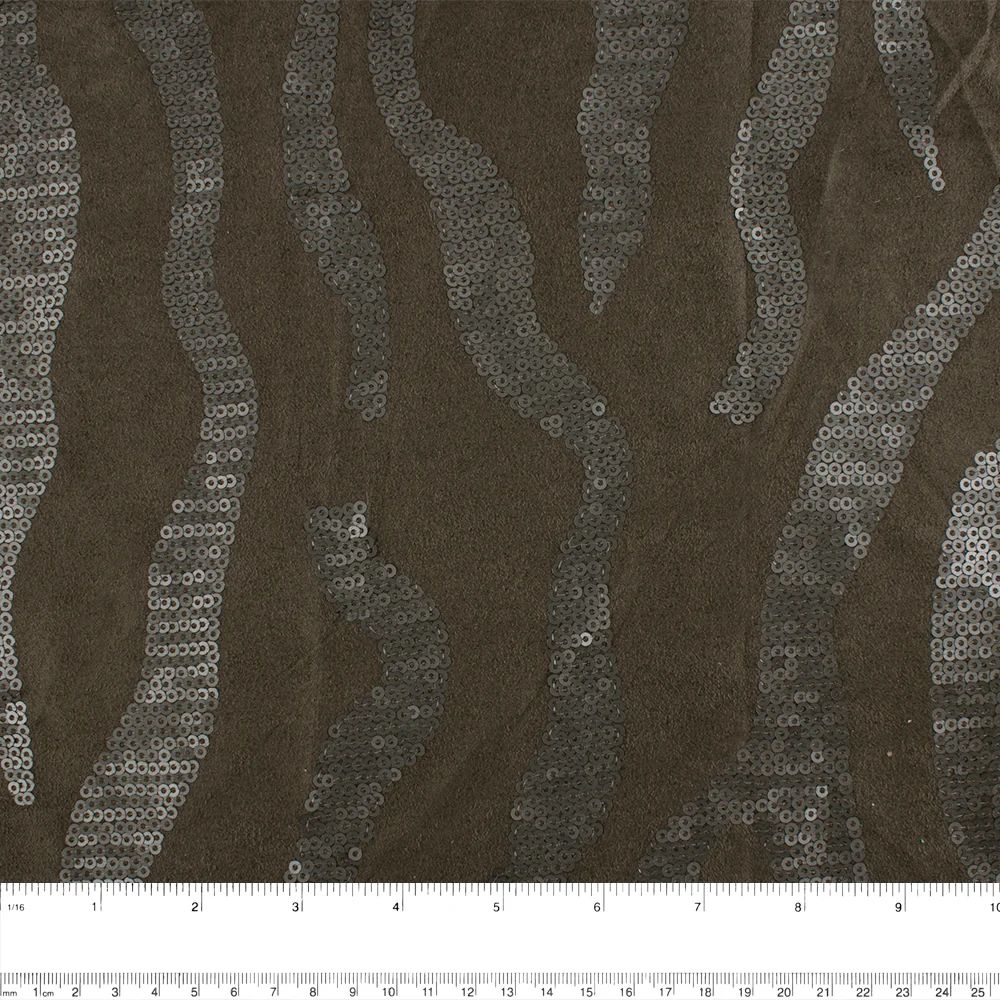 Novelty Fancy Suede - Sparkling - Grey - Image 3