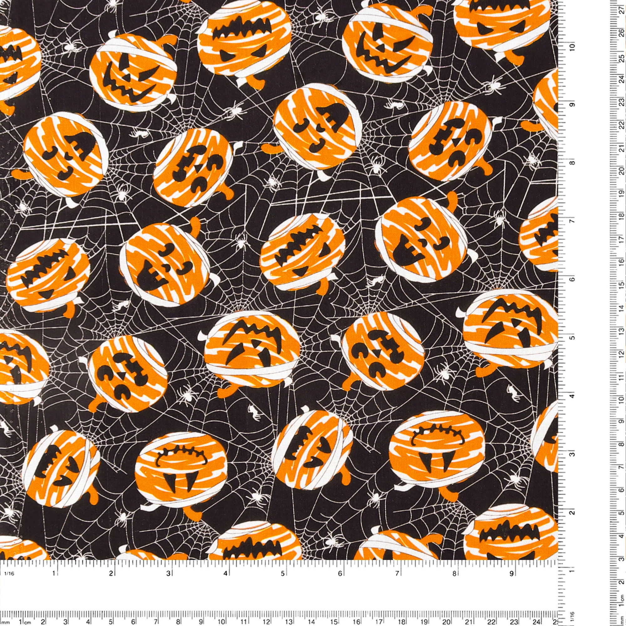 Printed Cotton - Haunted Halloween - 005 - Black - Image 3