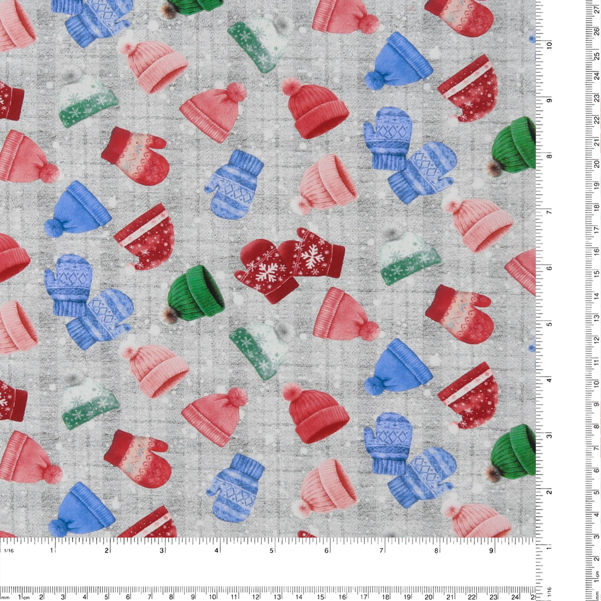 Printed Cotton - Rocky Mountain Holiday - 006 - Grey - Image 3