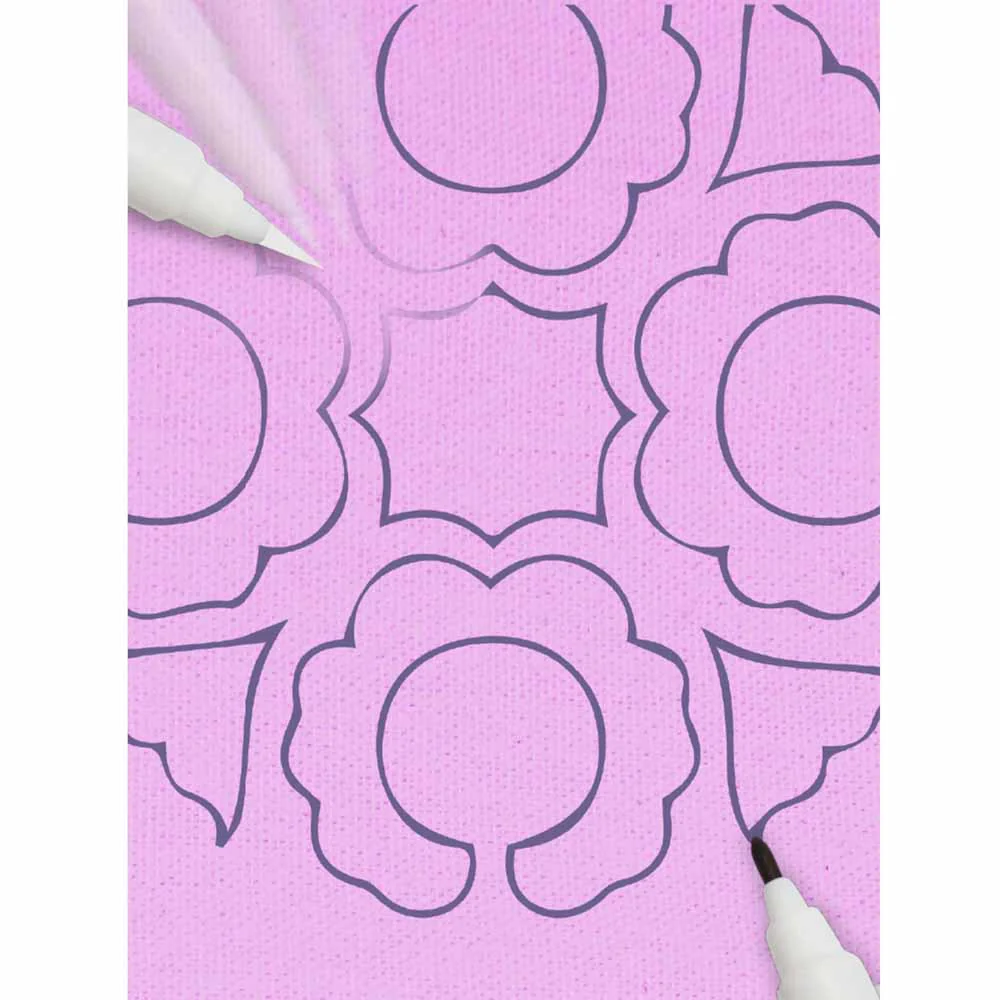 UNIQUE SEWING Fast Fade Fabric Marker with Eraser Tip - Purple - Image 3